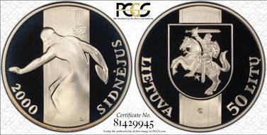 2000-LMK 50 Litu Olympics PR69DCAM