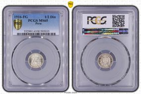 1916-FG 1/2 Din KM-206.2 MS65