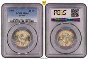 1960 20 Dr KM-85  Ag MS66