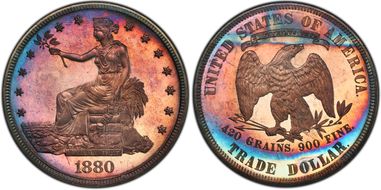 1880 T$1 Trade PR67CAM