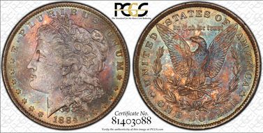 1884-O $1 MS64