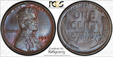 1926-D 1C MS63BN