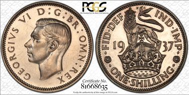 1937 Shil S-4082 English Rev PR65