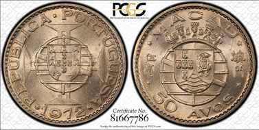 1972 50 Avos MS64