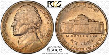 1942-D/D 5C D/Horizontal D AU58