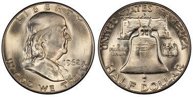 1962-D 50C MS66