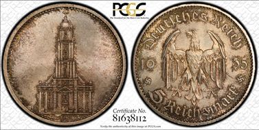 1935-A 5 Mk Potsdam J-357 MS64