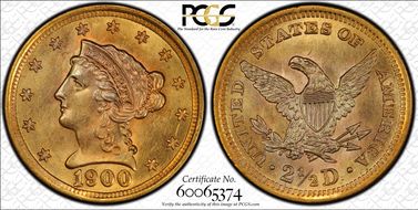1900 $2.50 MS64