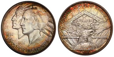 1938-D 50C Arkansas MS67