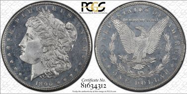 1890-CC $1 MS64DMPL