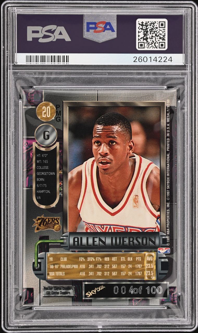 Basketball - 1997-98 Metal Universe Precious Metal Gems Green: Nat 