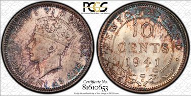 1941-C 10C MS67