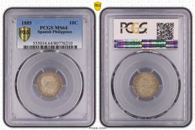 1885 10C MS64