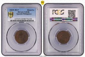 1829-M F Quarto Calico-94 Regular Date VF20BN