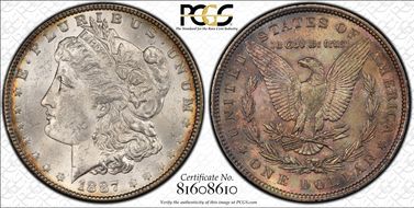 1887 $1 MS63