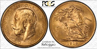 1913-P Sov S-4001 MS63