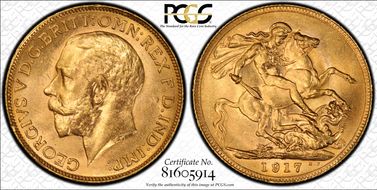 1917-P Sov S-4001 MS63+