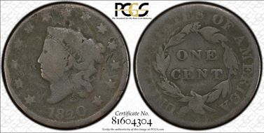 1820 1C N-9, Large Date AG3BN