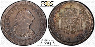 1787-Mo FM 1/2 R Calico-216 MS63