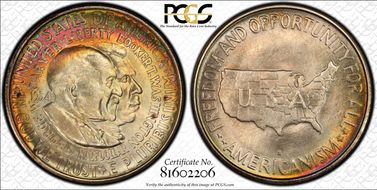 1954-S 50C Washington-Carver MS66+