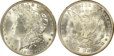 1887/6-O $1 MS64