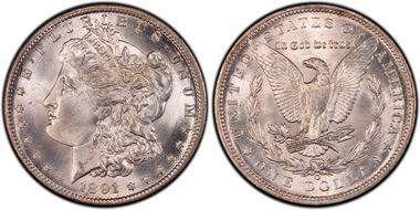 1891-O $1 MS65