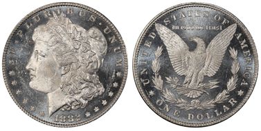 1882 $1 MS64DMPL
