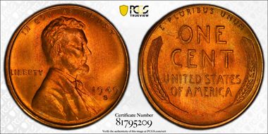 1949-S 1C MS67RD