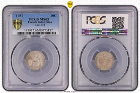 1937 10C Lec-174 MS65