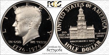 1976-S 50C Silver PR67DCAM