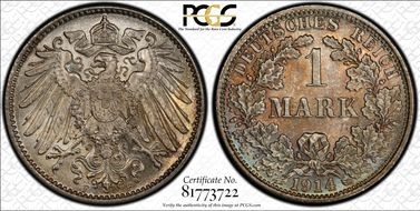 1914-F Mark J-17 MS66+