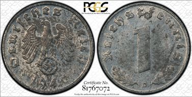 1940-D Pfg J-369 Zinc MS63