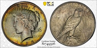 1925 $1 MS64+