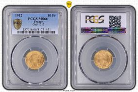 1912 10 Fr Gad-1017 MS66