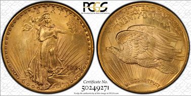 1924 $20 MS65