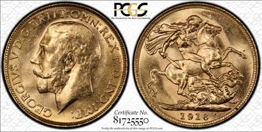 1916-P Sov S-4001 MS63