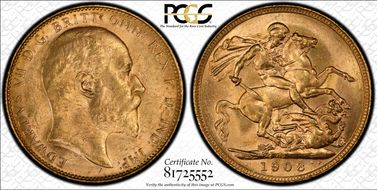 1908-P Sov S-3972 MS63