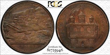 1797 Tk 1/2D DH-25 Angusshire, Forfar MS65BN