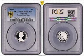 2006 1C Young Bust Silver PR70DCAM