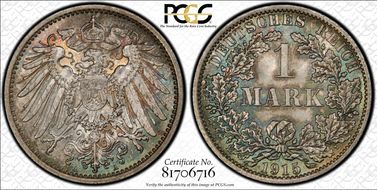 1915-A Mark J-17 MS67+