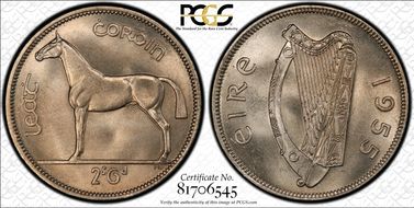 1955 1/2 Cr MS66