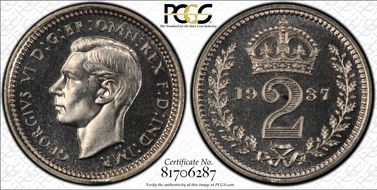 1937 2D S-4089 PR67CAM