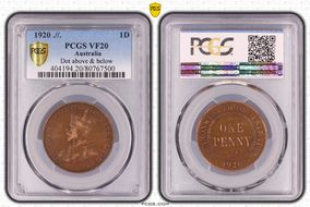 1920 .//.  1D Dot above & below VF20BN