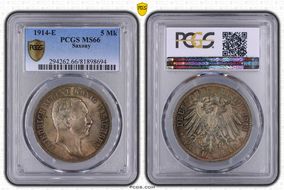 1914-E 5 Mk J-136 MS66