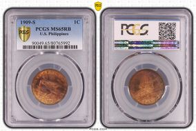 1909-S 1C MS65RB