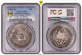 (1834-37) 8 R C/M on Durango C&R 8R VF20