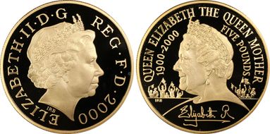 2000 £5 S-L8 Queen Mother Au S-4553 PR69DCAM