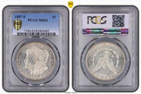1887-S $1 MS63