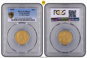 1902 Sov S-3969 Matte PR64