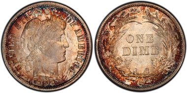 1895-S 10C MS65